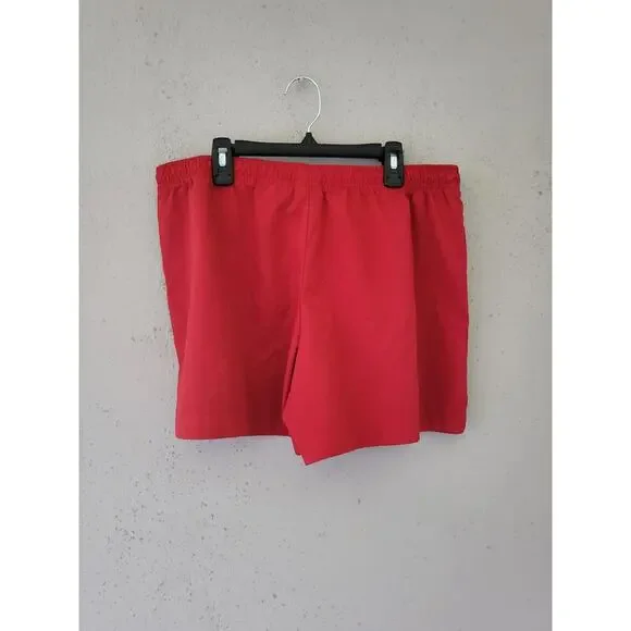 Nike Red Running Shorts Drawstring Medium - Picture 7 of 8